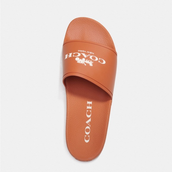 Coach Slide with Coach Logo in Canyon - Picture 3 of 5